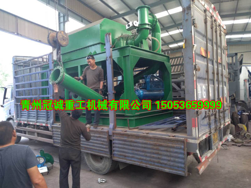 發(fā)往四川成都的全自動臥式離心機沙金設備現(xiàn)場