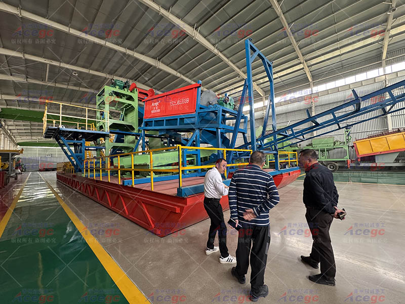 南非客戶實地考察沙金設(shè)備