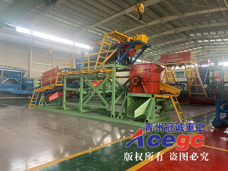 移動(dòng)式巖金礦破碎沙金機(jī)